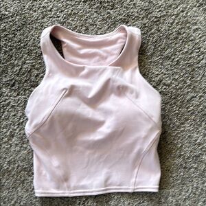 lululemon athletica Light Pink Racer Back Tank Top